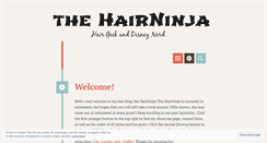 Desktop Screenshot of hairninja.wordpress.com