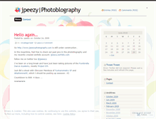 Tablet Screenshot of jpeezyphotography.wordpress.com