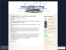 Tablet Screenshot of johnpjohnston.wordpress.com