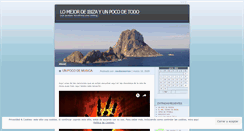 Desktop Screenshot of lomejordeibiza.wordpress.com