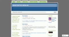 Desktop Screenshot of booktoots.wordpress.com