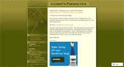 Desktop Screenshot of bloggambit.wordpress.com