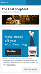 Mobile Screenshot of lostshep.wordpress.com