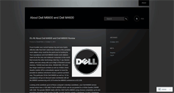 Desktop Screenshot of aboutdellm6600.wordpress.com