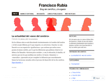 Tablet Screenshot of frubia.wordpress.com