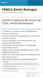 Mobile Screenshot of femcaemiliaromagna.wordpress.com