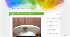 Desktop Screenshot of christysviews.wordpress.com