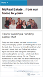 Mobile Screenshot of mcrealestate.wordpress.com