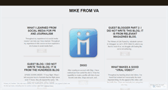 Desktop Screenshot of mikefromva.wordpress.com