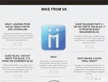Tablet Screenshot of mikefromva.wordpress.com