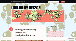 Desktop Screenshot of louloubydesign.wordpress.com