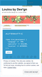 Mobile Screenshot of louloubydesign.wordpress.com