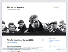 Tablet Screenshot of mooreonmovies.wordpress.com