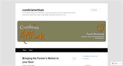 Desktop Screenshot of cumbrianartisan.wordpress.com