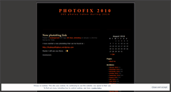 Desktop Screenshot of photofix2010.wordpress.com