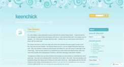 Desktop Screenshot of keenchick.wordpress.com