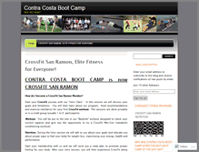 Tablet Screenshot of contracostabootcamp.wordpress.com