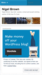 Mobile Screenshot of nigelbrown.wordpress.com