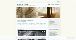 Desktop Screenshot of muddystreams.wordpress.com