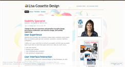 Desktop Screenshot of lisacossettedesign.wordpress.com