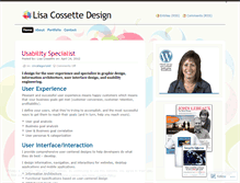 Tablet Screenshot of lisacossettedesign.wordpress.com