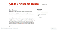 Desktop Screenshot of grade7awesomethings.wordpress.com