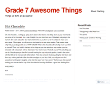Tablet Screenshot of grade7awesomethings.wordpress.com