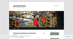 Desktop Screenshot of georgepottinger.wordpress.com