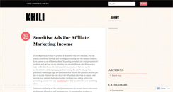 Desktop Screenshot of khili.wordpress.com