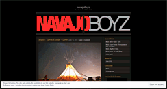 Desktop Screenshot of navajoboyz.wordpress.com