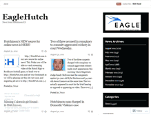 Tablet Screenshot of eaglehutch.wordpress.com