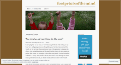 Desktop Screenshot of footprintsofthemind.wordpress.com