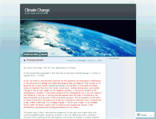 Tablet Screenshot of climatechange1.wordpress.com