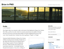 Tablet Screenshot of brianinpng.wordpress.com