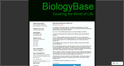 Desktop Screenshot of biologybase.wordpress.com