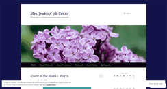 Desktop Screenshot of jenkins5th.wordpress.com