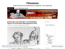 Tablet Screenshot of filmszenen.wordpress.com