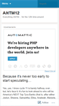 Mobile Screenshot of antm12.wordpress.com