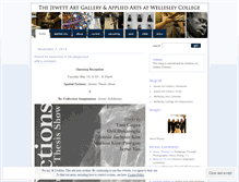 Tablet Screenshot of jewettgallery.wordpress.com