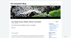 Desktop Screenshot of camtimothy.wordpress.com
