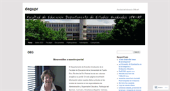 Desktop Screenshot of degupr.wordpress.com