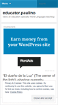 Mobile Screenshot of educatorpaulino.wordpress.com