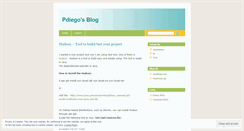 Desktop Screenshot of pdiego.wordpress.com