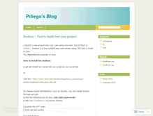 Tablet Screenshot of pdiego.wordpress.com