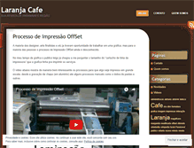 Tablet Screenshot of laranjacafe.wordpress.com