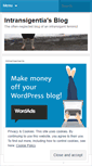 Mobile Screenshot of intransigentia.wordpress.com