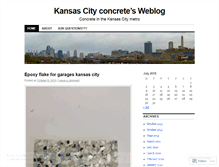 Tablet Screenshot of kansascityconcrete.wordpress.com