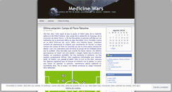 Desktop Screenshot of medicinewars.wordpress.com
