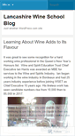 Mobile Screenshot of lancswineschool.wordpress.com