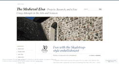 Desktop Screenshot of medievalelsa.wordpress.com